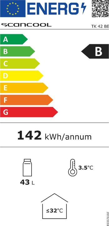 Energie-Label Scandomestic TK 42 BE (40 l)