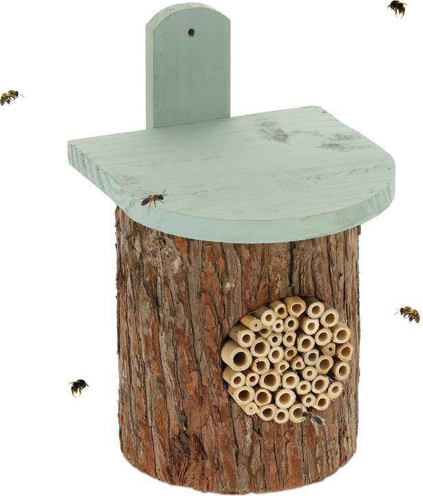 Image du produit Relaxdays Hôtel-insectes (Abeilles sauvages, Abeille, Guêpes creuseuses)