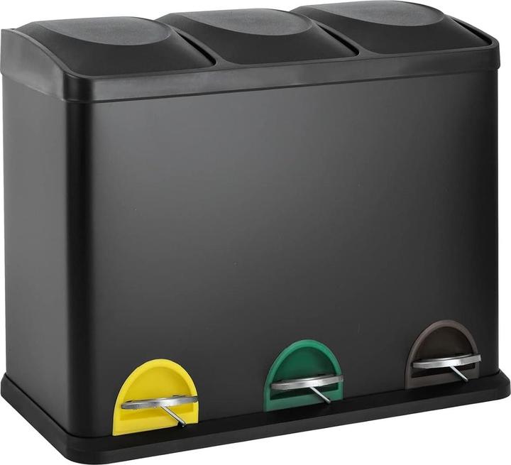 Produktbild Svita Treteimer mit Dreifach-Mülltrennung (45 l)