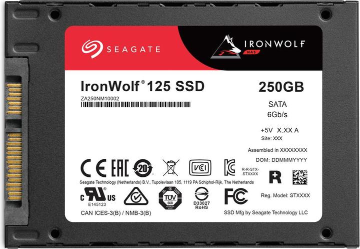 Produktbild Seagate IronWolf 125 (250 GB, 2.5")