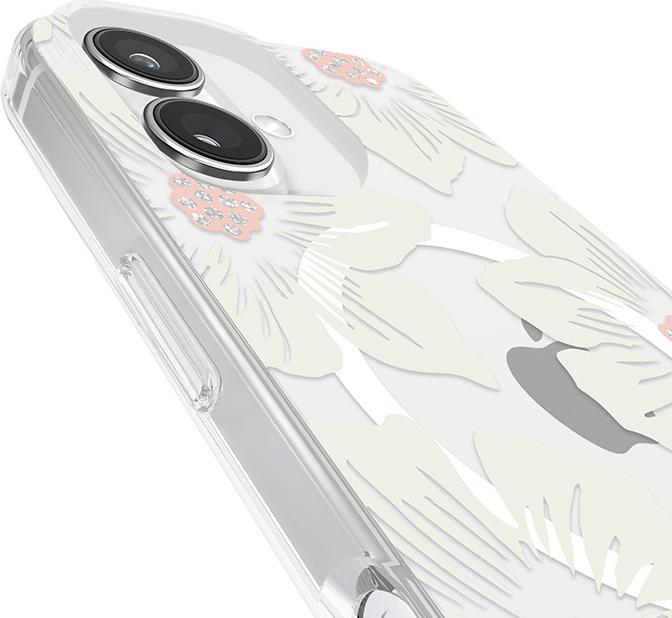 Actual product image Kate Spade Protective MagSafe - iPhone 16 case (Hollyhock Floral) (Apple iPhone 16)