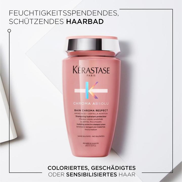 Image du produit Kérastase Chroma Absolu Bain Chroma Respect (250 ml, Shampoing liquide)