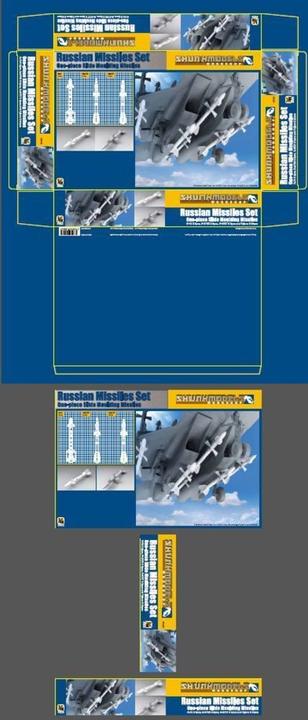 Actual product image Skunkmodels Workshop Russian Missile Set