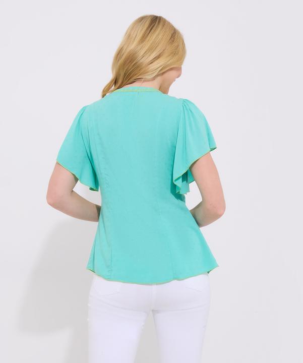 Actual product image Joe Browns Lightweight Boho Embroidered Floaty Sleeve Top