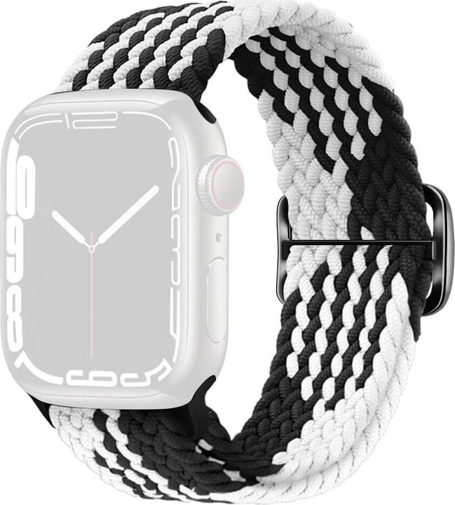 Produktbild Cover-Discount Apple Watch 44/45/46/49mm - Nylon Stoff Ersatzarmband geflochten (Nylon)