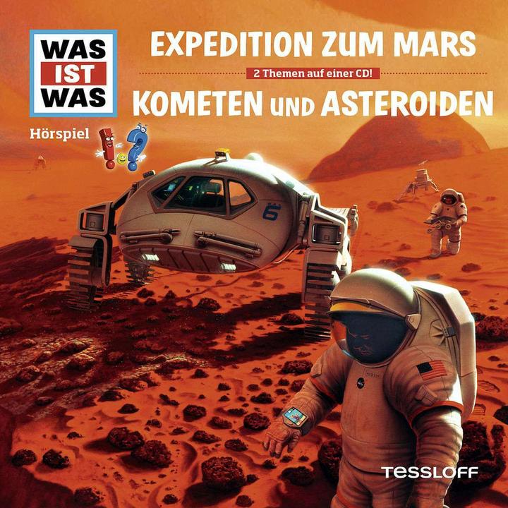 Produktbild Folge 58: Expedition z. Mars/ Kometen & Asteroiden (Anna Carlsson, Günther Illi, Crock Krumbiegel, Dr. Manfred Baur, Sebastian Hassler, Deutsch)