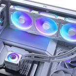 Actual product image Phanteks Glacier One 420D30 X2 DRGB AiO Wasserkühlung - 420mm, weiss