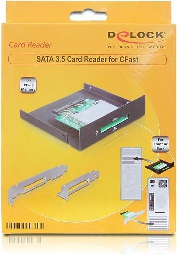 Produktbild Delock SATA 3,5 Card Reader > CFast (3.5" Einschub)