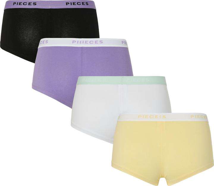 Produktbild Pieces Pclogo Lady 4 Pack Solid Noos Bc (L, 4er Pack)