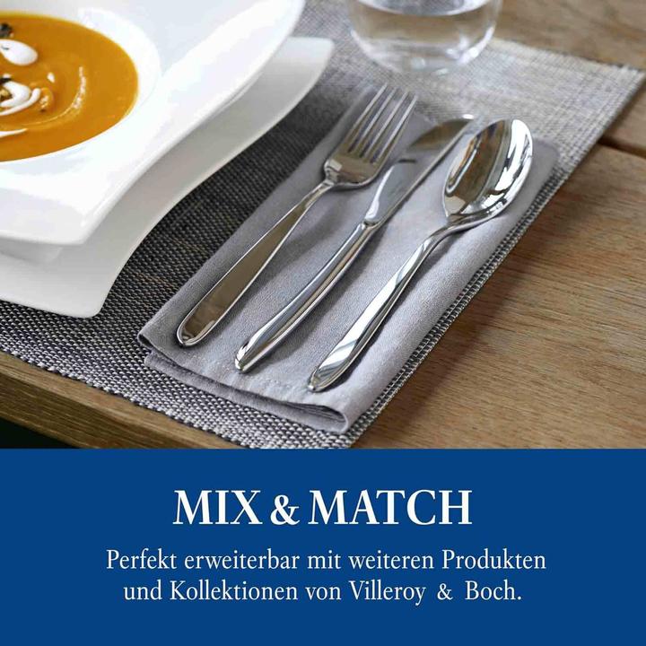 Actual product image Villeroy & Boch SoftWave Tafelbesteck für 12 Personen (60 Piece, Cutlery set)