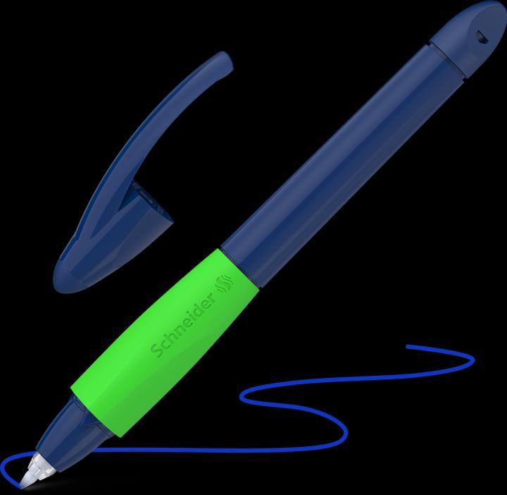 Actual product image Schneider Rollerball (refillable) Base Ball (Blue/Green, 1 x)