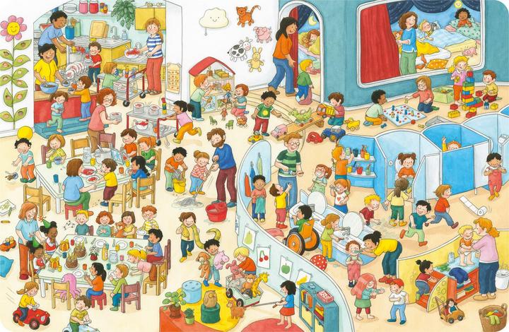 Actual product image My big nursery school colouring book (German)