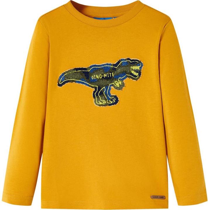 Produktbild VidaXL Kinder-Langarmshirt Ocker 116,Material: 100 (116)