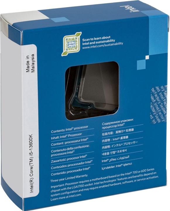 Actual product image Intel Core i5-13600K (LGA 1700, 3.50 GHz, 14 -Core)