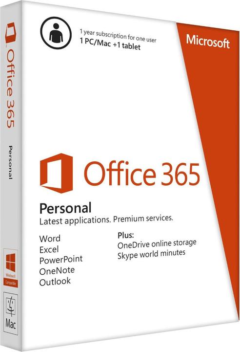 Microsoft Office 365 Personal French (1 User, 12 months)