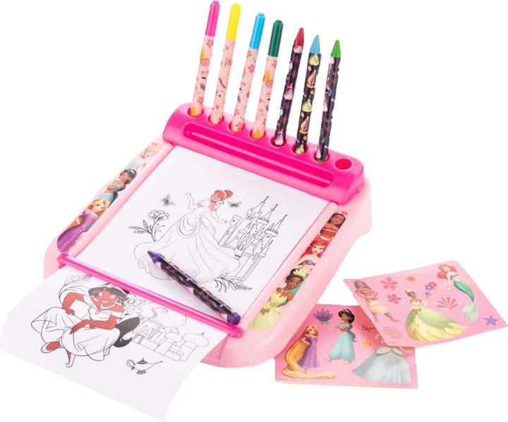 Actual product image Sambro Disney Prinses Zeichenbrett mit Roll-Malset, 12-tlg.