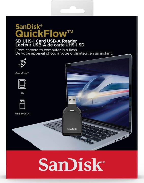 Produktbild SanDisk QuickFlow SD Card USB-A Reader (USB 3.2)