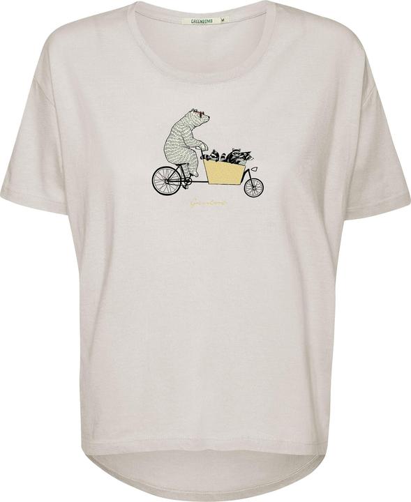 Immagine prodotto Greenbomb Women's Bike Cargo Raccoon Feel T-Shirt (L)