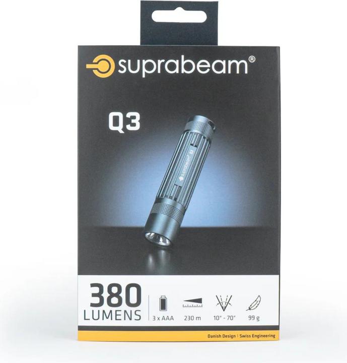 Actual product image Suprabeam Q3 Alkaline torch - 380 Lm (8.50 cm, 380 lm)