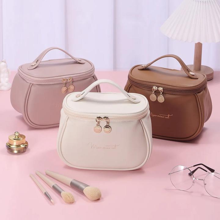 Actual product image Only-Bags.Store Leather travel make-up bag large make-up bag for going out