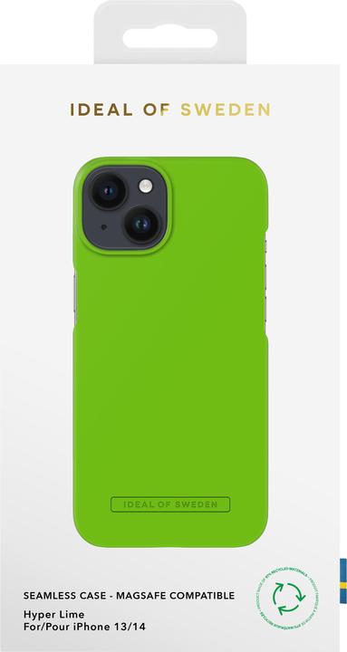 Image du produit iDeal Of Sweden Mobiili tagakaas iPhone 13/14 Seamless, Hyper Lime (Apple iPhone 13)