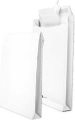 Produktbild Securitex Faltenversandtasche, B4, weiss, ohne Fenster 130 g-qm, Falte: 50 mm, Masse: (B)250 x (H)353 mm (5 x)