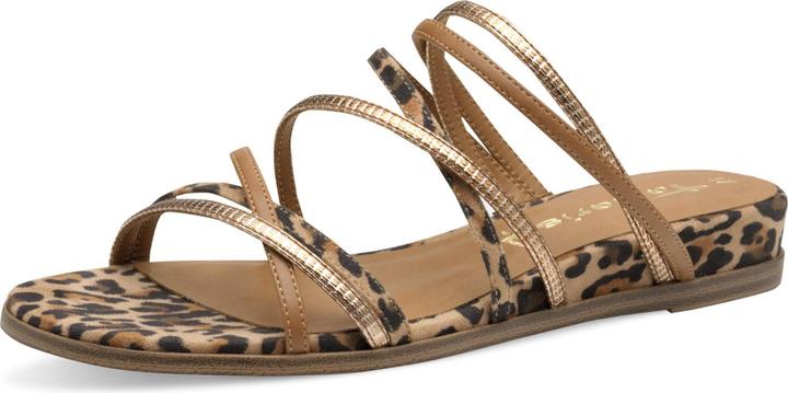 Tamaris Essentials Dames Muiltjes - LEOPARD COMB - Maat 38 (38)