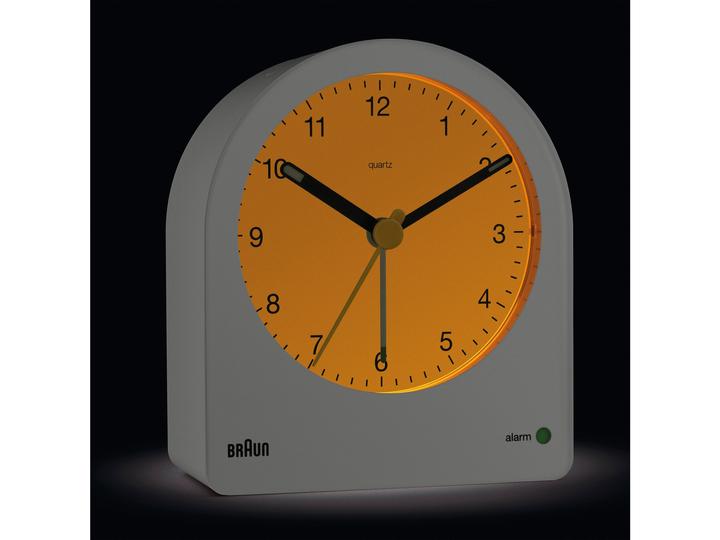 Actual product image Braun BC22 W Quartz alarm clock