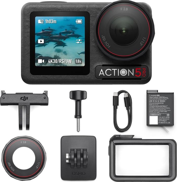 DJI Osmo Action 5 Pro Standard Combo (120p, Wi-Fi, Bluetooth)
