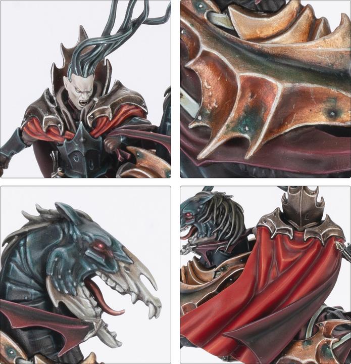 Produktbild Games Workshop Warhammer AoS - Soulblight Gravelords Seigneur Vampire sur Coursier/Cauchemar (Kunststoff)