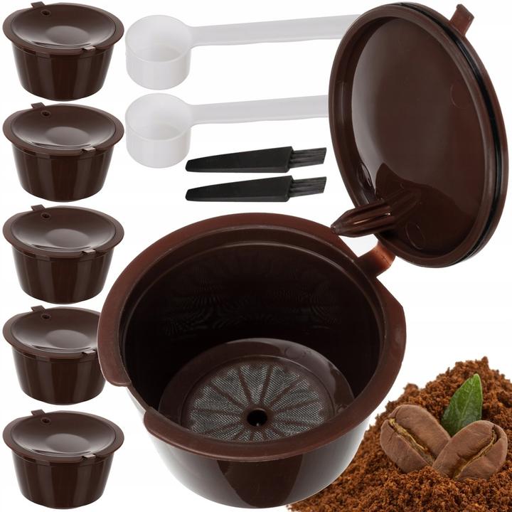 Actual product image Ruhhy Reusable coffee capsules - pack of 6 (6 x Port.)