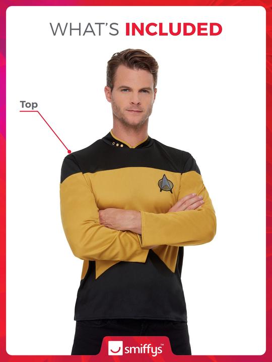 Produktbild Smiffys Star Trek: Uniform Yellow - Technik & Sicherheit (XL)