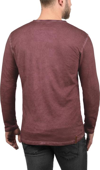 Immagine prodotto Solid Timur Maglia Maglie A Maniche Lunghe Da Uomo Con Collo Grandad In Cotone 100% (M)