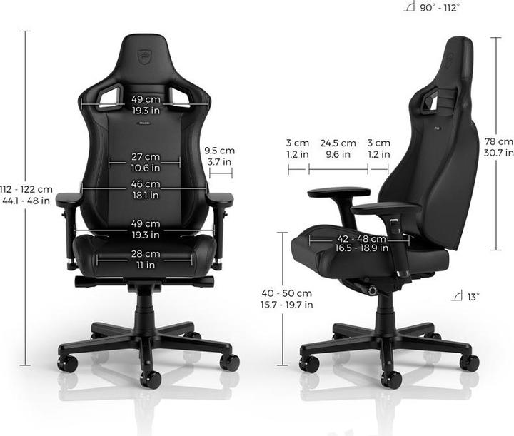 Productafbeelding noblechairs EPIC Compacte Gaming Stoel