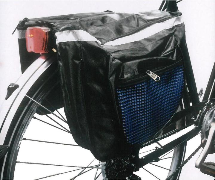 Actual product image Dunlop Satteltasche doppel (2 l, Luggage carrier bag)