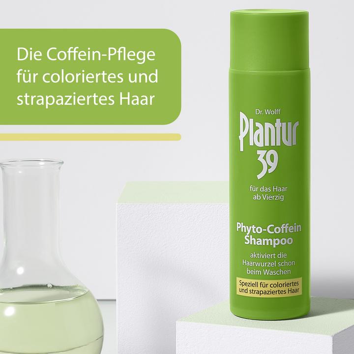 Actual product image Plantur 39 Phyto-Caffeine Shampoo For coloured and stressed hair (250 ml, Liquid shampoo)