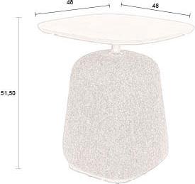 Actual product image Dutchbone Shelly Side Table Cinnamon