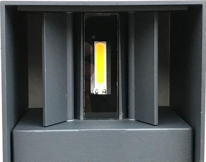 Produktbild Z-Licht Wandleuchte Würfel LED 10W anthrazit IP65 (1000 lm)