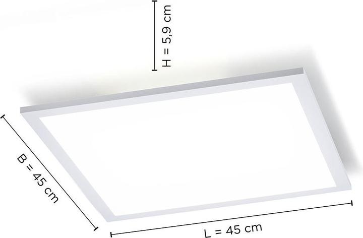 Actual product image Selltec LED ceiling lamp panel backlight (3200 lm)
