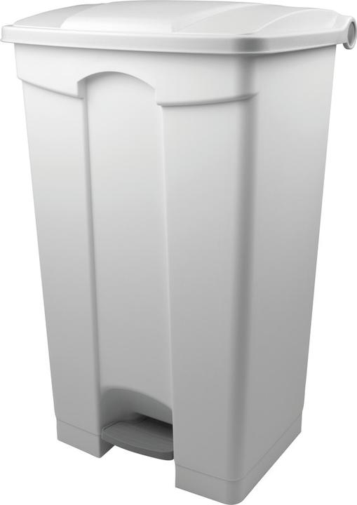 Actual product image Helit Wastepaper bin 18 l H331xØ315 mm with handle rim plastic light grey (18 l)