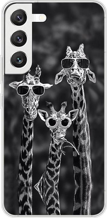 3 giraffes