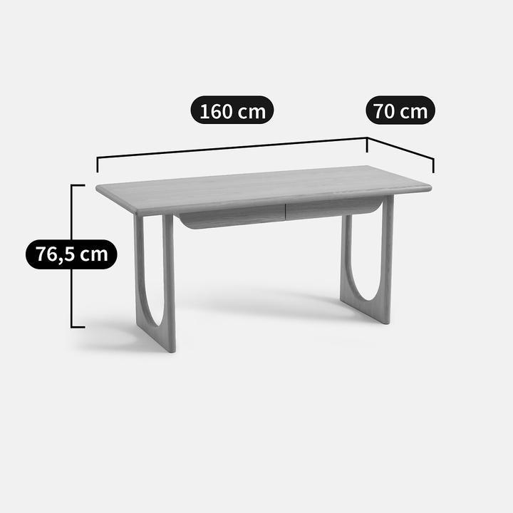 Produktbild La Redoute Interieurs Douve (160 x 70 x 76.5 cm)