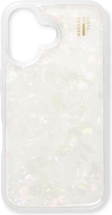 iDeal Of Sweden iPhone 16 Pearlized Case - White (Apple iPhone 16)