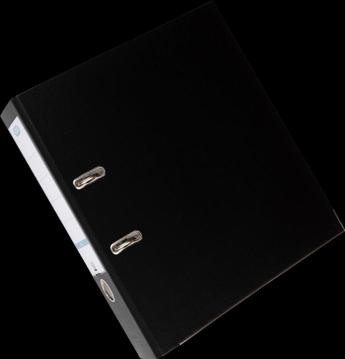 Image du produit Elba Dossier papier PP intelligent, largeur du dos : 80 mm, noir DIN A4, couverture en dehors du PP (A4, 80 mm, 1 pièce(s))
