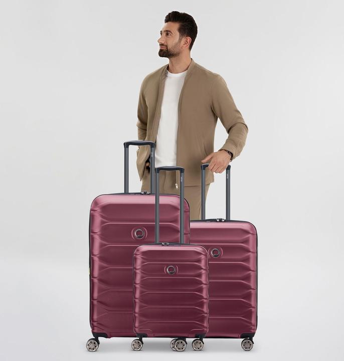 Produktbild Delsey Meteor 4 Rollen Kofferset 3-teilig mit Dehnfalte (221 l, XL (ab 115l))