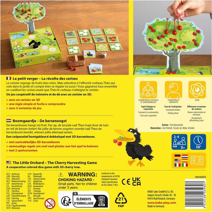 Immagine prodotto Haba Le petit verger (Tedesco, Inglese, Francese, Italiano, Olandese, Danese)