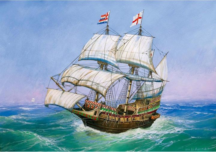 Immagine prodotto Tamiya 1:350 Galeone inglese Golden Hind