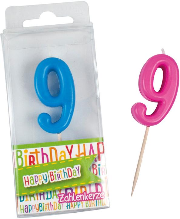 Produktbild Trendhaus Zahlenkerzen Birthday Fun (1 x)
