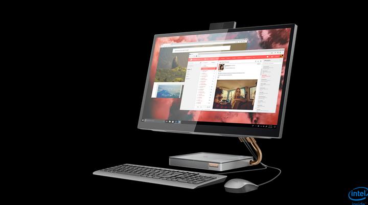 Actual product image Lenovo IdeaCentre AIO 5 (Intel Core i7-10700T, 16 GB, 512 GB, GeForce GTX 1650)