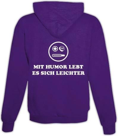 Immagine prodotto Schwesternuhr Felpa con cappuccio Humour Unisex (XXL)